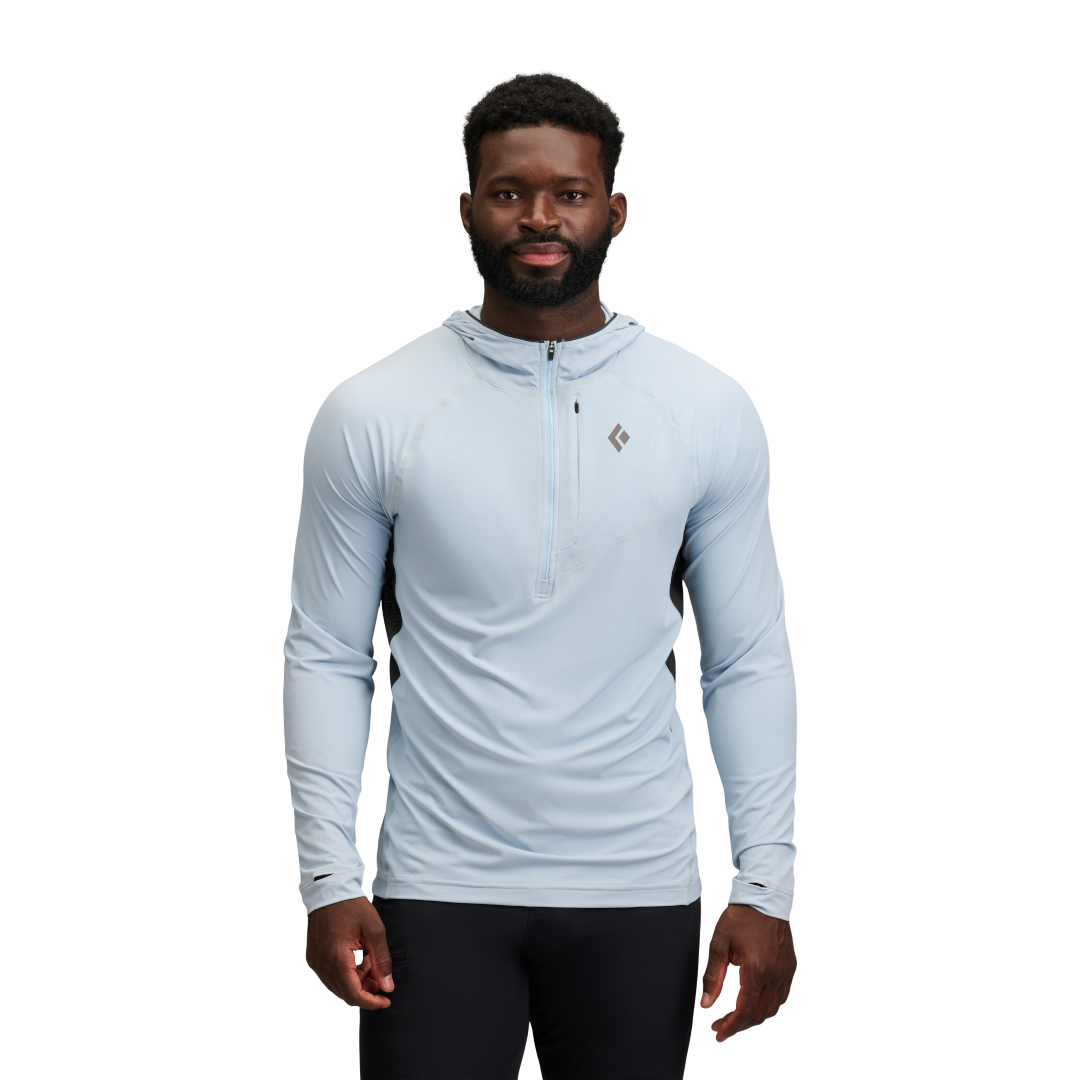 Black Diamond Alpenglow Pro Hoody (Men's) - Fog Blue