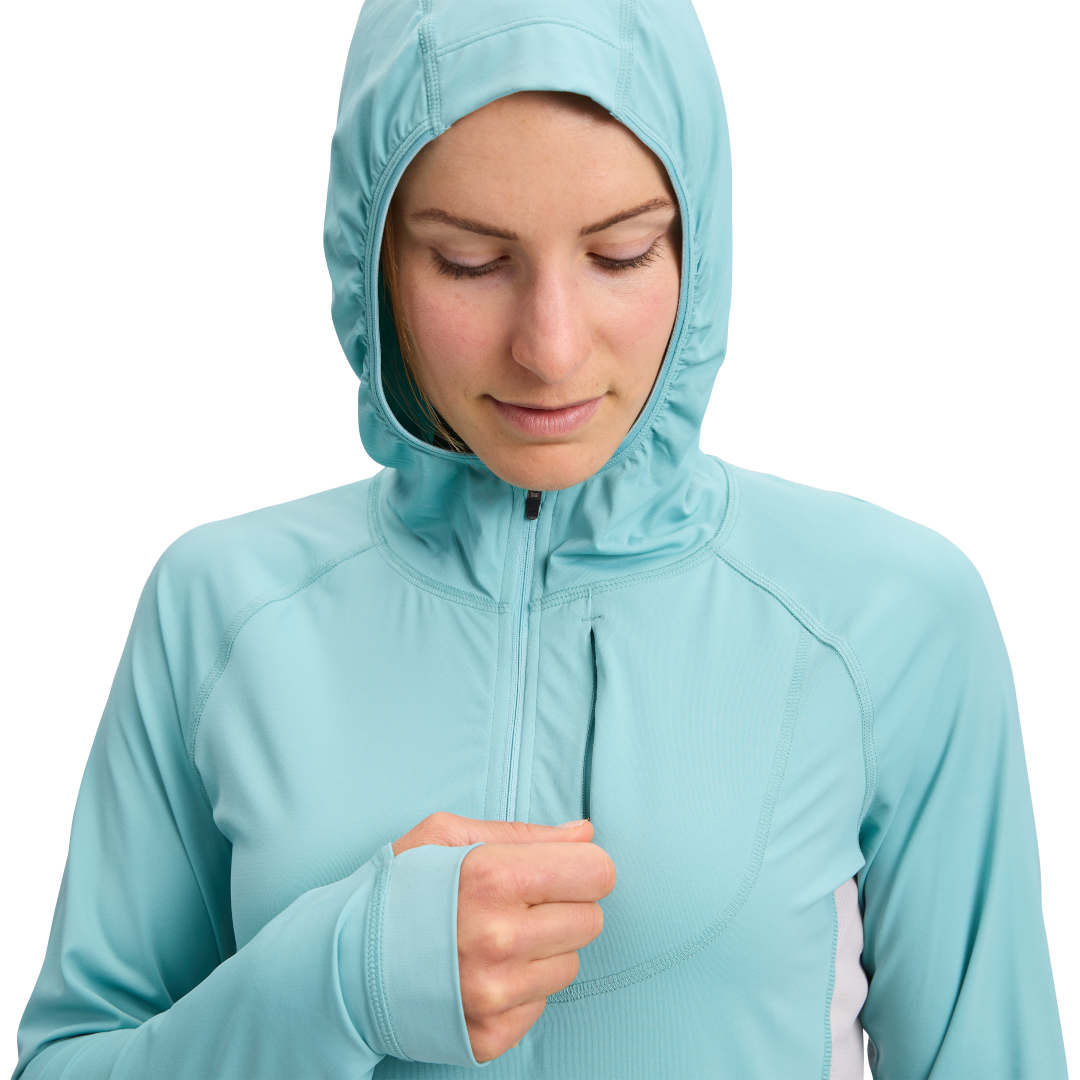 Black Diamond Alpenglow Pro Hoody (Women's) - Glacier