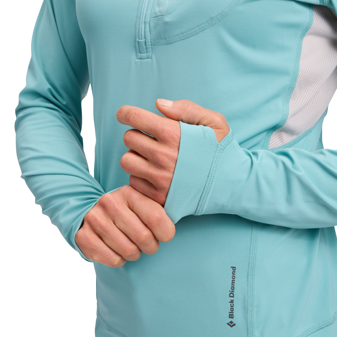 Black Diamond Alpenglow Pro Hoody (Women's) - Glacier