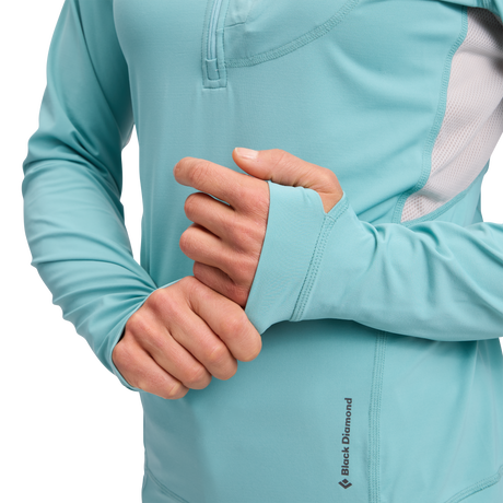 Black Diamond Alpenglow Pro Hoody (Women's) - Glacier