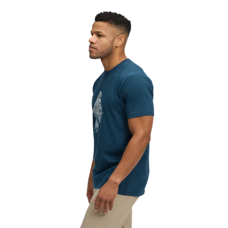 Black Diamond Engineered Diamond Short Sleeve Tee (Men's). - Indigo Blue