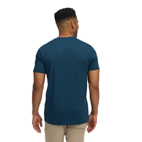 Black Diamond Engineered Diamond Short Sleeve Tee (Men's). - Indigo Blue