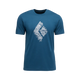 Black Diamond Engineered Diamond Short Sleeve Tee (Men's). - Indigo Blue