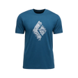 Black Diamond Engineered Diamond Short Sleeve Tee (Men's). - Indigo Blue