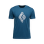 Black Diamond Engineered Diamond Short Sleeve Tee (Men's). - Indigo Blue