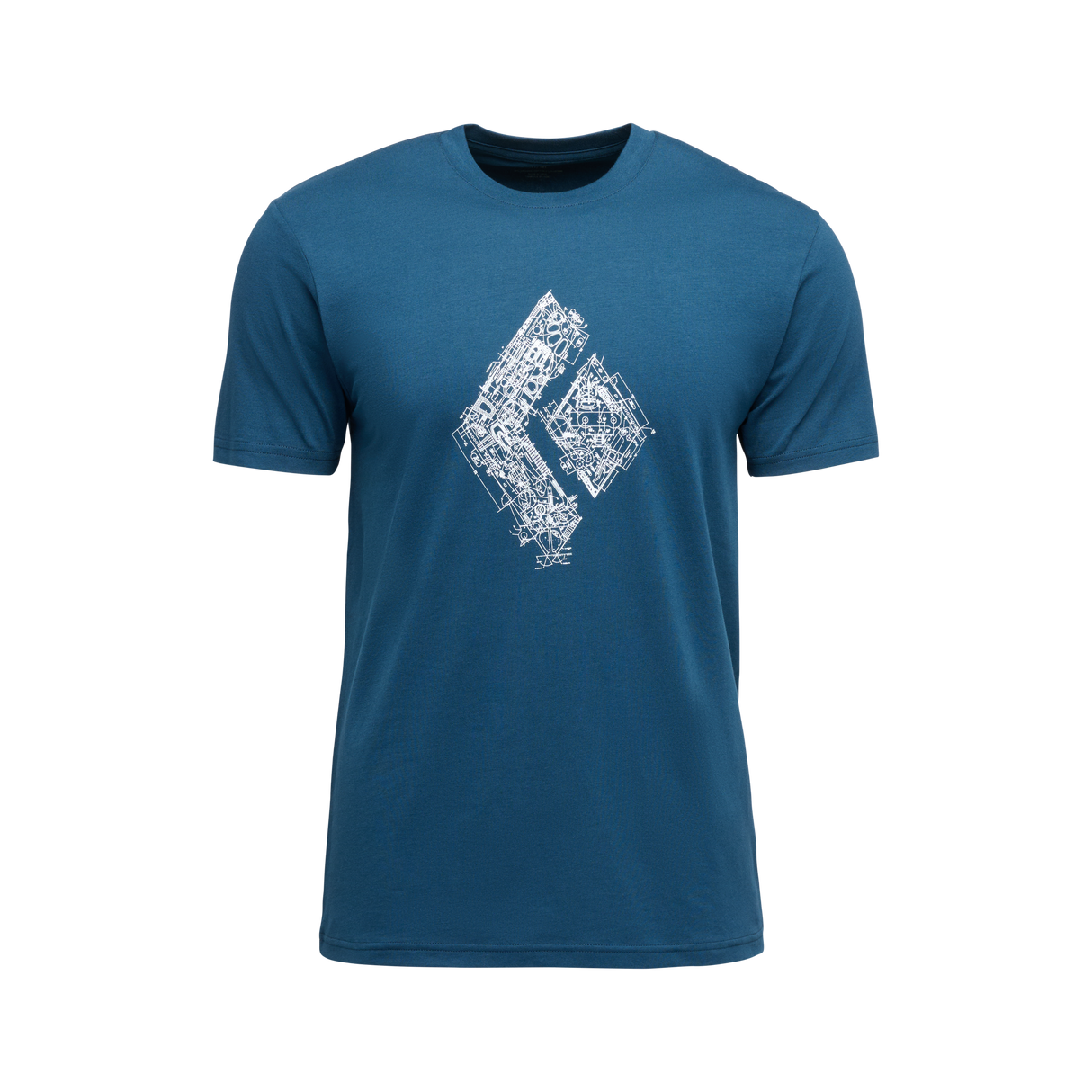 Black Diamond Engineered Diamond Short Sleeve Tee (Men's) - Indigo