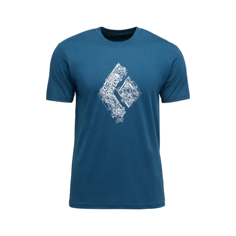 Black Diamond Engineered Diamond Short Sleeve Tee (Men's) - Indigo