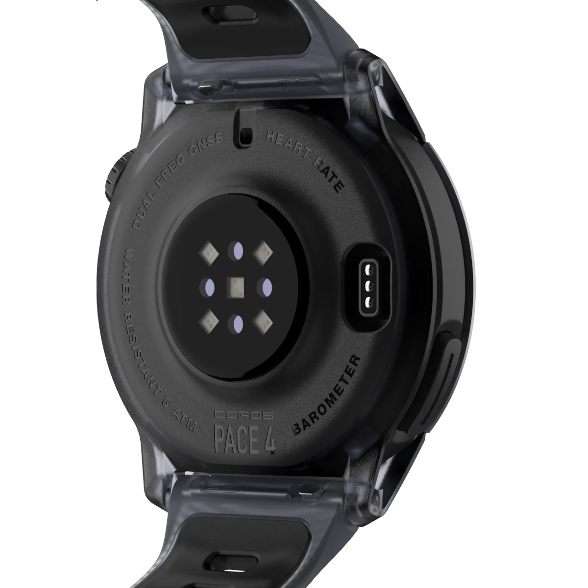 COROS Pace 4 Aluminium GPS Sports Watch - Black Crystal