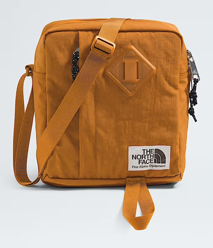 The North Face Berkeley Crossbody Shoulder Bag - Timber Tan/TNF-Black - Find Your Feet Australia Hobart Launceston Tasmania