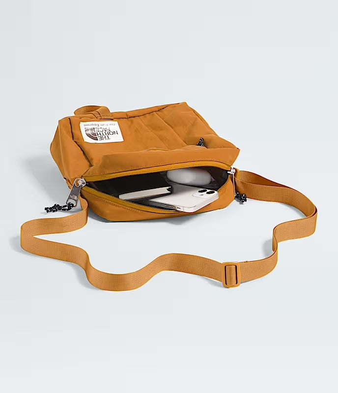 The North Face Berkeley Crossbody Shoulder Bag - Timber Tan/TNF-Black - Find Your Feet Australia Hobart Launceston Tasmania