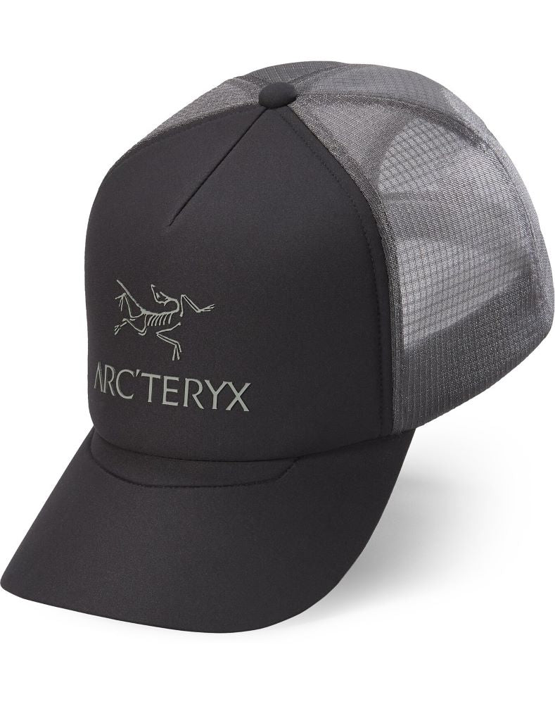 Arcteryx Bird Word Trucker Curved (Unisex) - Black/Graphite - Find Your Feet Australia Hobart Launceston Tasmania