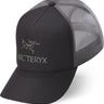 Arcteryx Bird Word Trucker Curved (Unisex) - Black/Graphite - Find Your Feet Australia Hobart Launceston Tasmania
