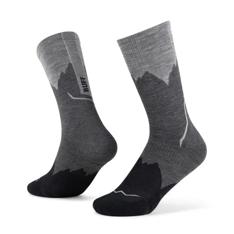 BUFF Lightweight Merino Crew Socks (Unisex) - Black