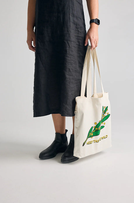 Keep Tassie Wild Recycled Blackwood Tote - Find Your Feet Australia Hobart Launceston Tasmania