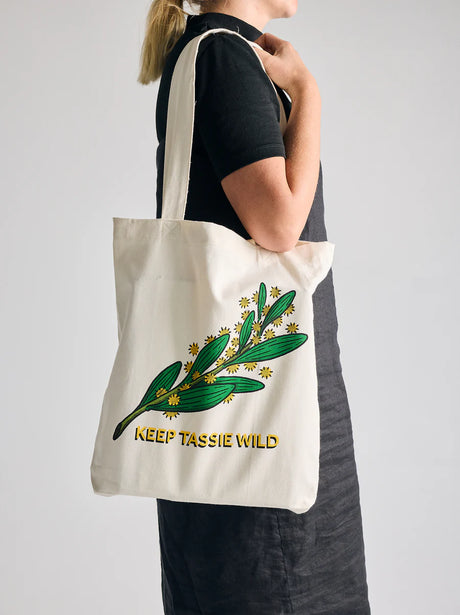 Keep Tassie Wild Recycled Blackwood Tote - Find Your Feet Australia Hobart Launceston Tasmania