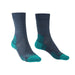 Bridgedale Hike Lightweight Performance Boot Socks (Women's) - Denim - Blue - Teal - Navy Blue - Cyan