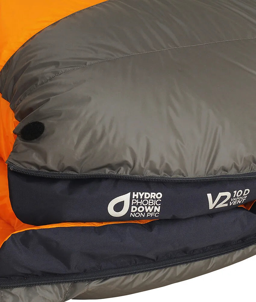 One Planet Bungle - -15 °C - -17 °C - Grey/Mango/Storm Foot - Find Your Feet Australia Hobart Launceston Tasmania