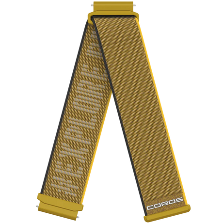 COROS 20mm Nylon Band - Yellow - Find Your Feet Australia Hobart Launceston Tasmania