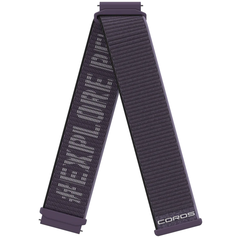 Coros 22mm Nylon Band - Purple - Find Your Feet Australia Hobart Launceston Tasmania
