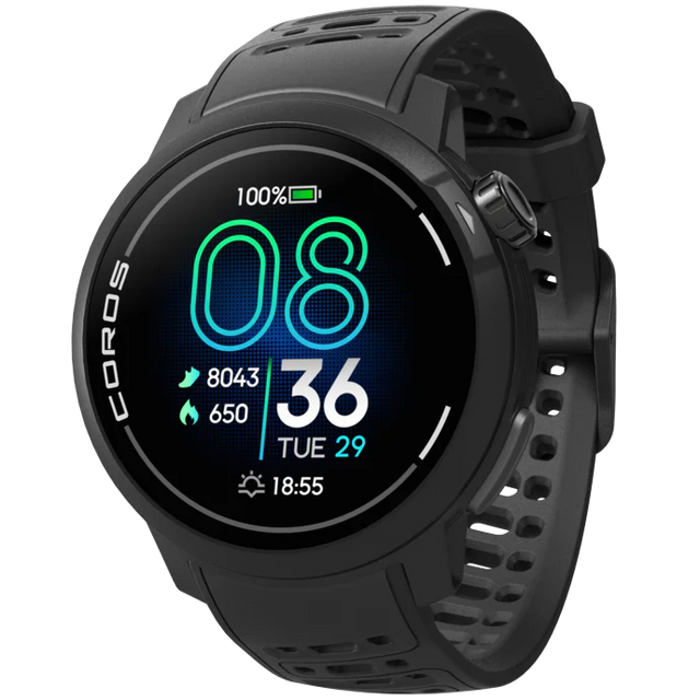 Coros Pace Pro GPS Sport Watch - Black - Find Your Feet Australia Hobart Launceston Tasmania