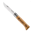 Opinel No°08 Oak Engraved Handle Folding Knife - Animalia - Chamois - Find Your Feet Australia Hobart Launceston Tasmania