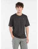 Arcteryx Cormac Crew SS (Men's) - Black Heather - Find Your Feet Australia Hobart Launceston Tasmania