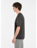 Arcteryx Cormac Crew SS (Men's) - Black Heather - Find Your Feet Australia Hobart Launceston Tasmania