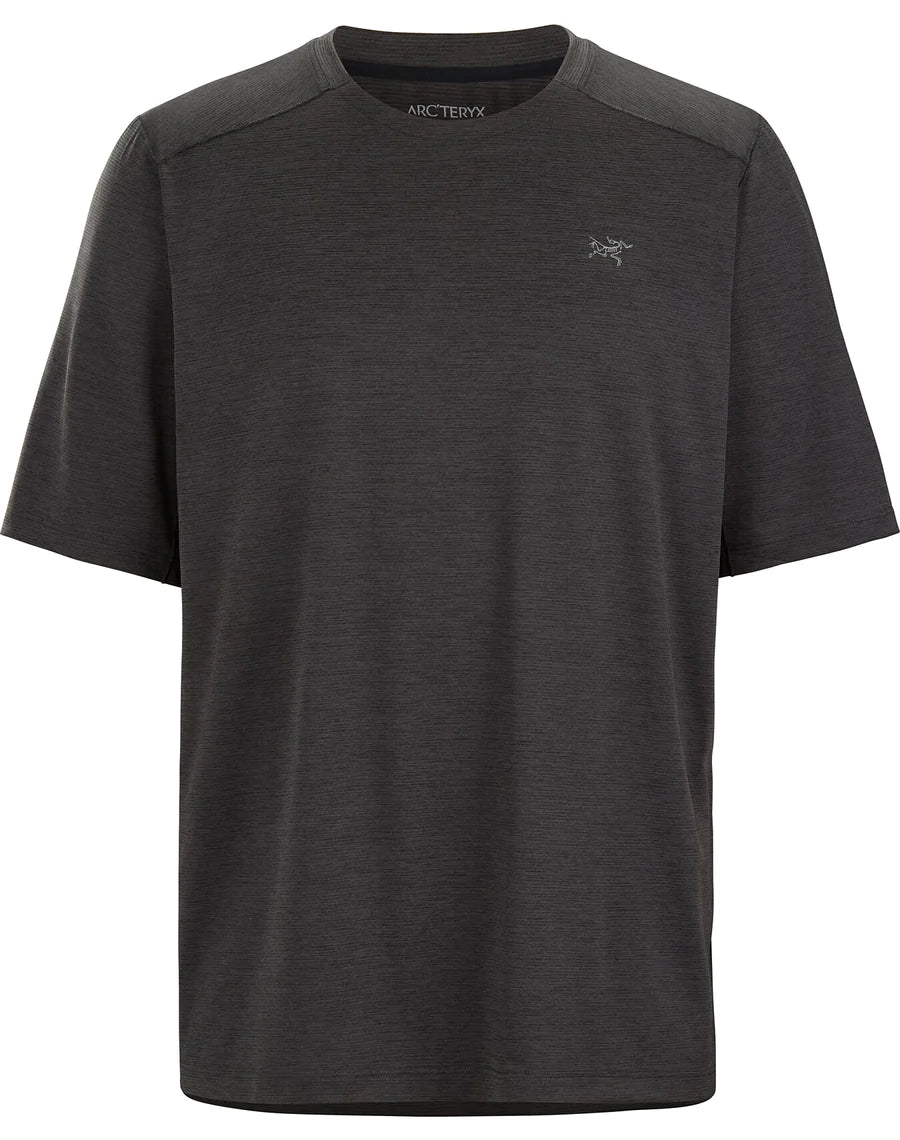 Arcteryx Cormac Crew SS (Men's) - Black Heather - Find Your Feet Australia Hobart Launceston Tasmania