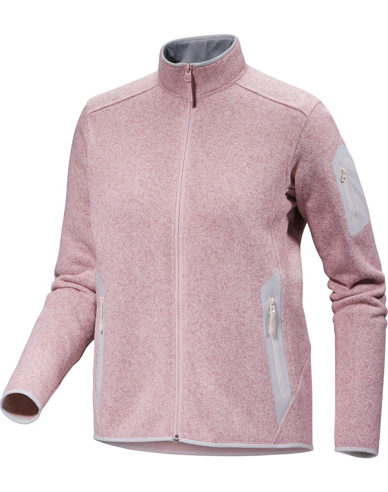 Arcteryx Covert Cardigan (Women's) - Alpine Rose Heather/Solitude - Find Your Feet Australia Hobart Launceston Tasmania