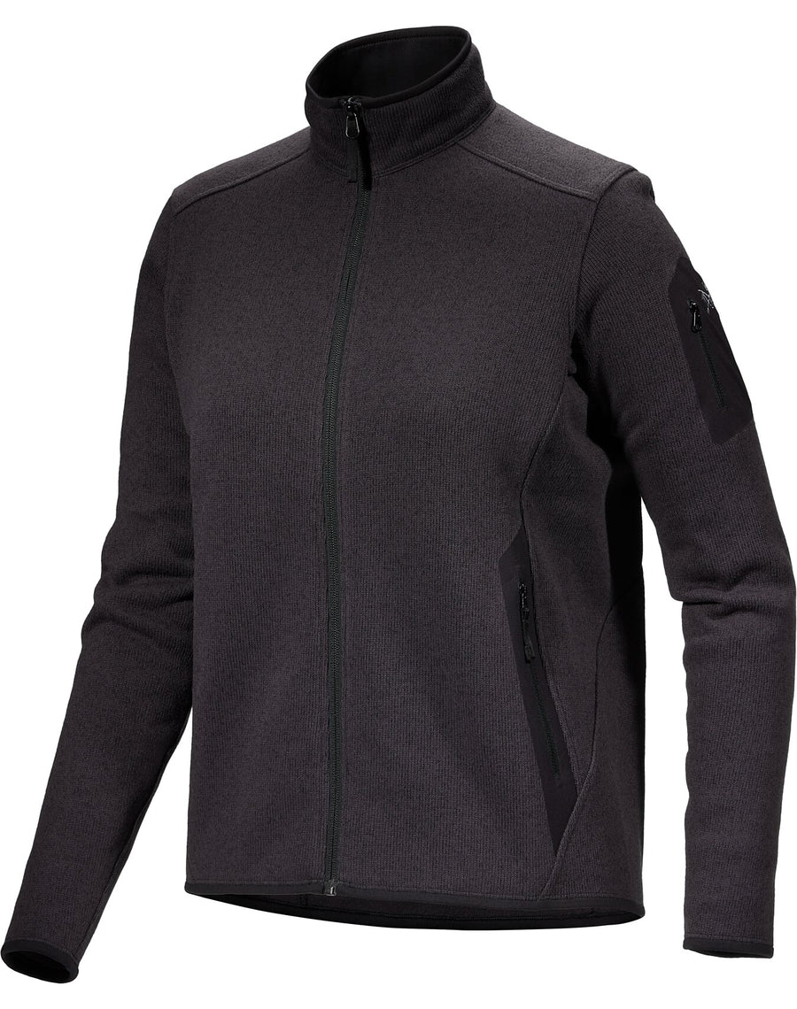 Arcteryx Covert Cardigan (Women's) - Black Heather II - Find Your Feet Australia Hobart Launceston Tasmania