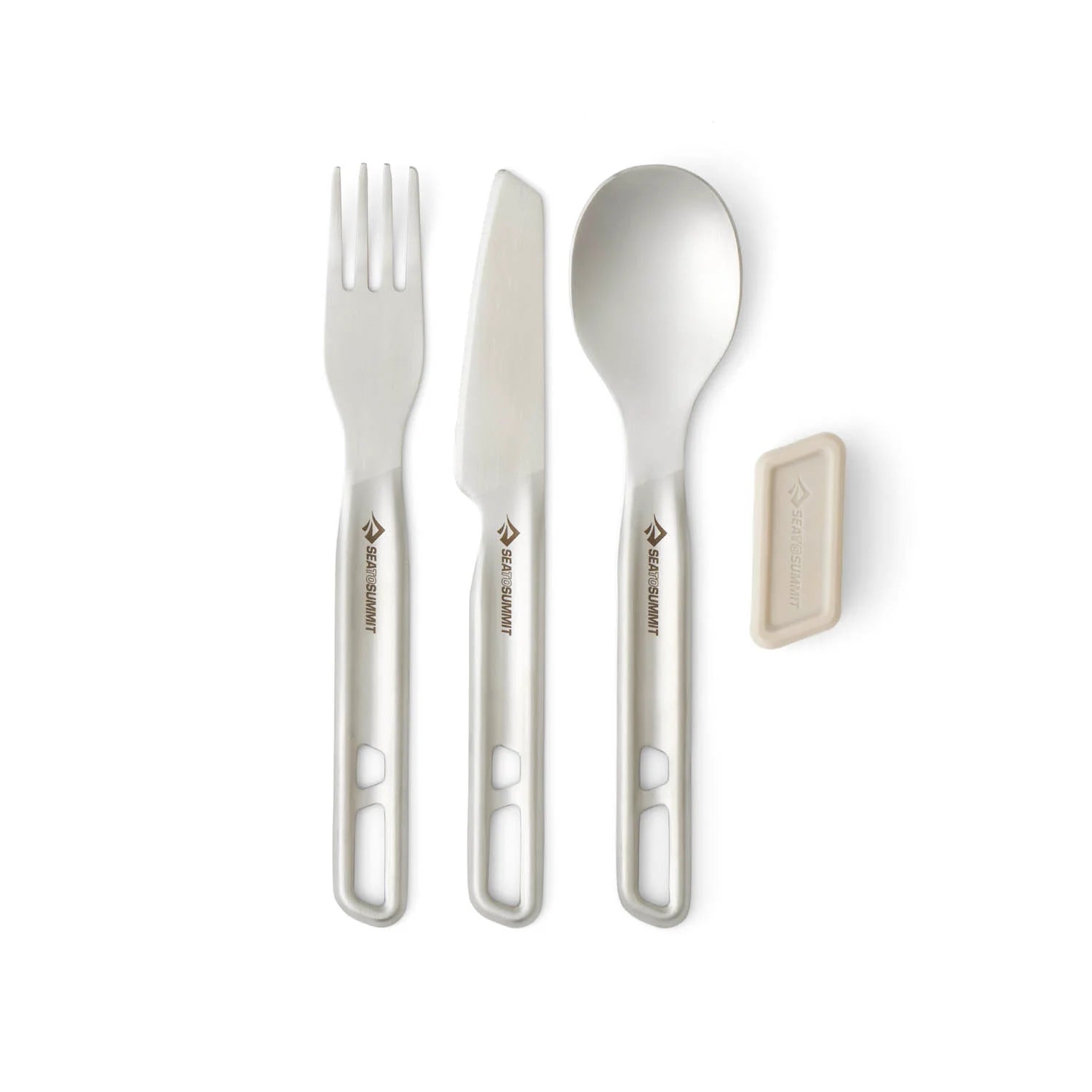 Sea To Summit Detour Stainless Steel Utensils - 3 Piece - Find Your Feet Australia Hobart Launceston Tasmania