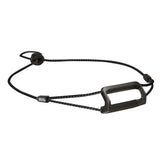 Black leash with handle on a white background - Petzl Bindi Headband