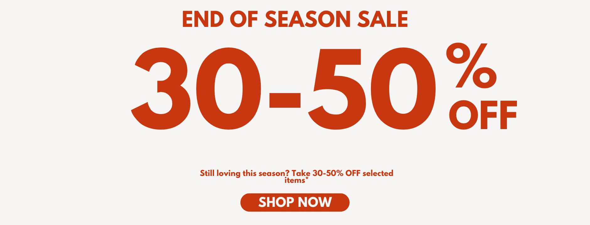 End Of Season Sale Find Your Feet 