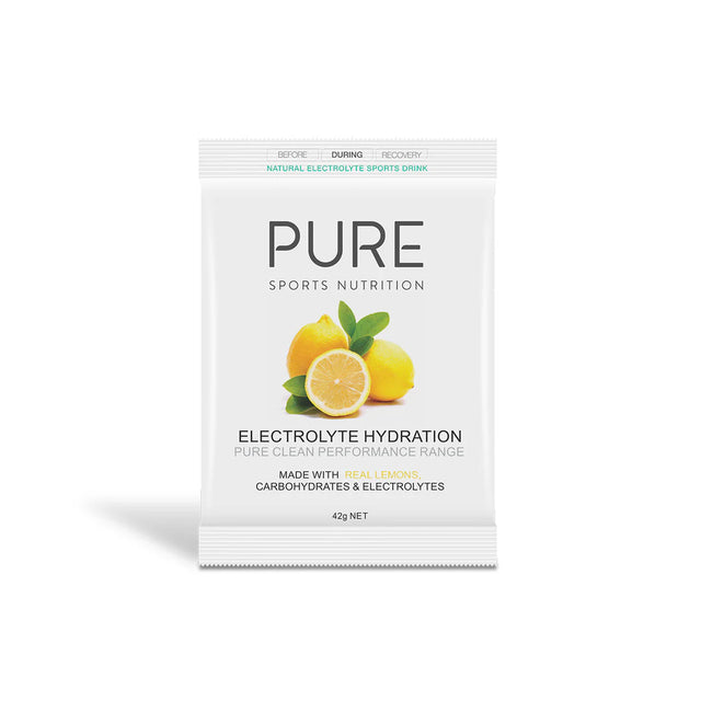 Pure Electrolyte Hydration - 42g - Lemon - Find Your Feet Australia Hobart Launceston Tasmania