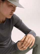 Arc'teryx Taema Crew Neck Shirt LS (Women's) - Black Heather - Find Your Feet Australia Hobart Launceston Tasmania