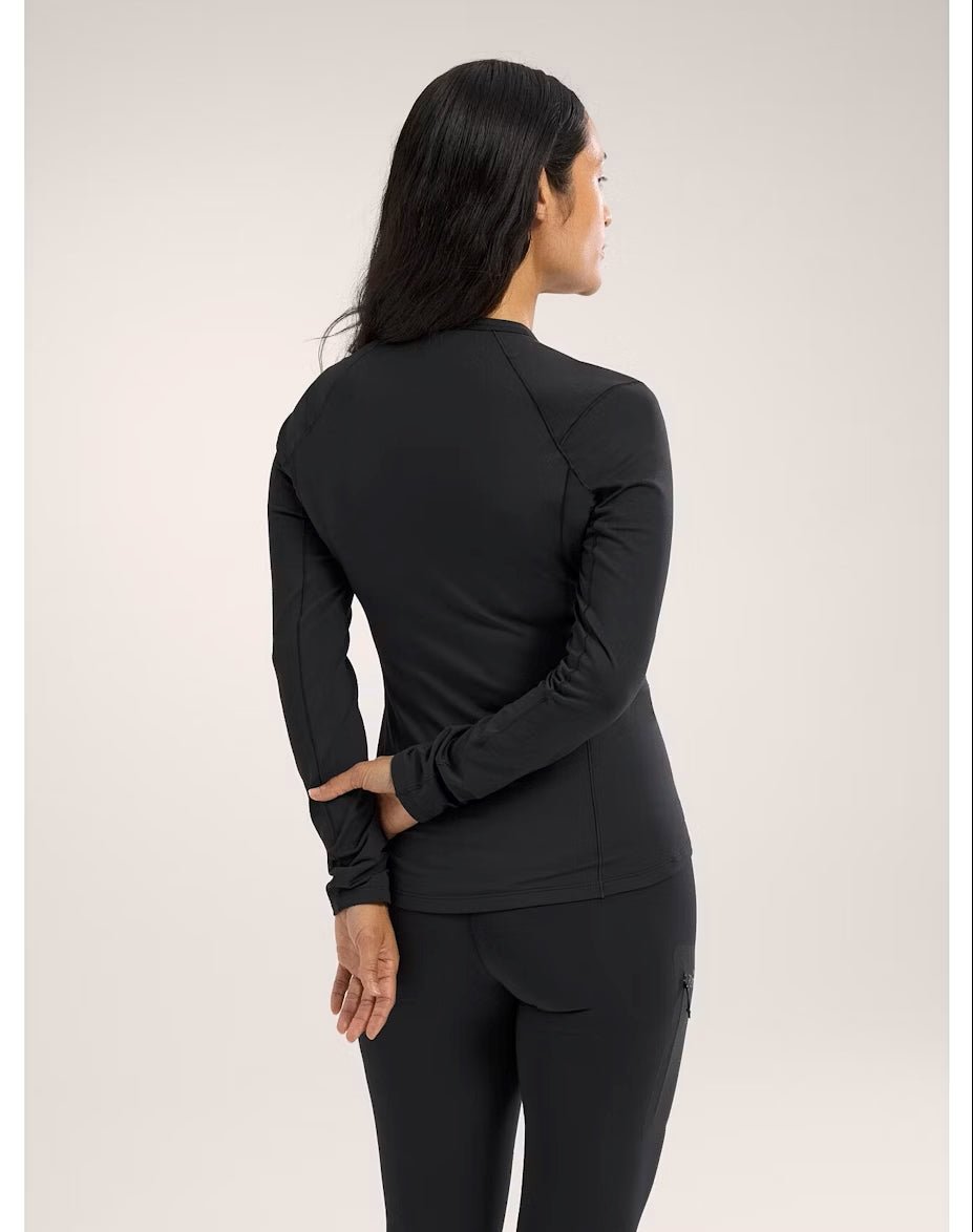 Arc'teryx Rho Crew Long Sleeve (Women's) - Black