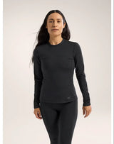 Arc'teryx Rho Crew Long Sleeve (Women's) - Black