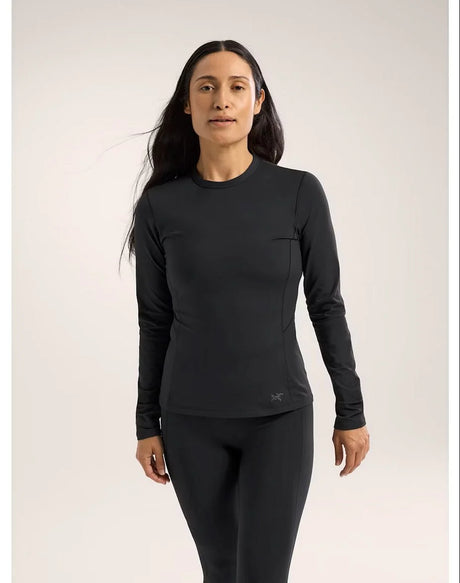 Arc'teryx Rho Crew Long Sleeve (Women's) - Black