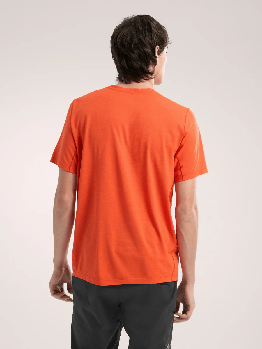 Arc'teryx Cormac Crew Neck Shirt SS (Men's) - Solaris Heather - Find Your Feet Australia Hobart Launceston Tasmania