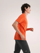 Arc'teryx Cormac Crew Neck Shirt SS (Men's) - Solaris Heather - Find Your Feet Australia Hobart Launceston Tasmania