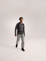 Arc'teryx Cormac Crew Neck Shirt LS (Men's) - Black Heather - Grey