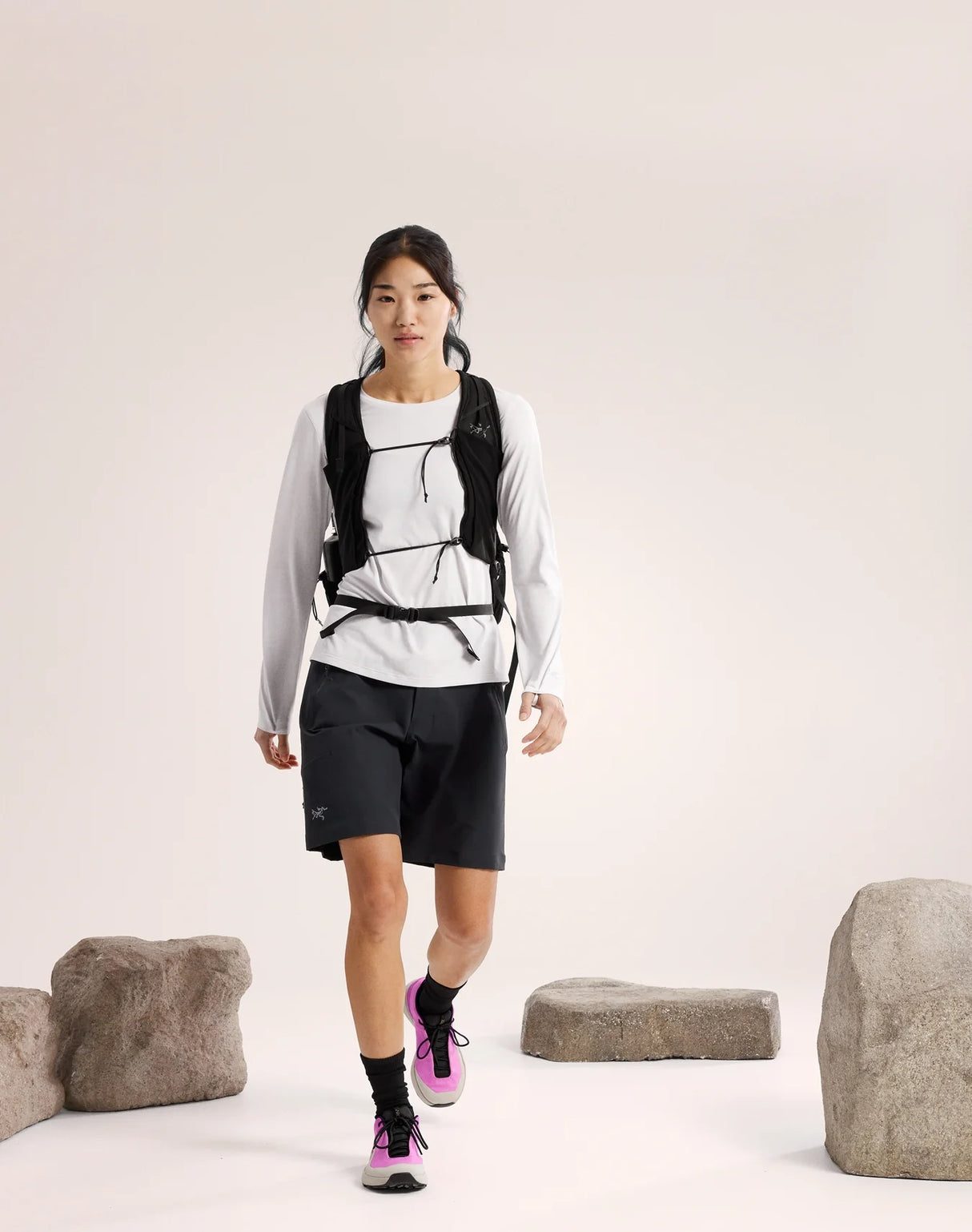 Arc'teryx Taema Crew Neck Shirt Long Sleeve (Women's) - Atmos Heather