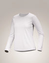 Arc'teryx Taema Crew Neck Shirt Long Sleeve (Women's) - Atmos Heather