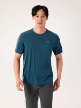 Arc'teryx Cormac Crew Neck Shirt Short Sleeve (Men's) - Nightscape Heather