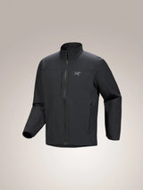 Black jacket with a brand logo on a beige background - Arc'teryx Gamma Jacket (Men's) - Black