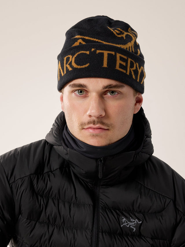 Arc'teryx Bird Word Toque - 24K Black - Gold - Bronze - Yellow