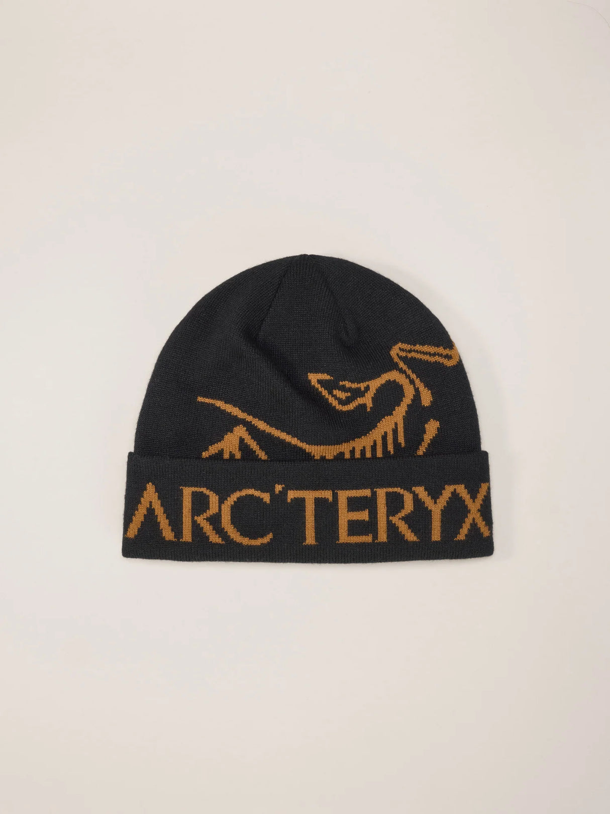 Arc'teryx Bird Word Toque - 24K Black - Gold - Bronze - Yellow