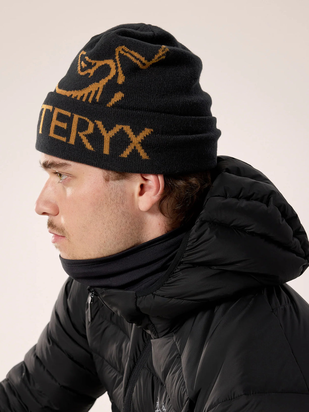 Arc'teryx Bird Word Toque - 24K Black - Gold - Bronze - Yellow
