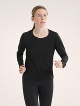 Arc'teryx Norvan Crew Shirt Long Sleeve (Women's) - Black