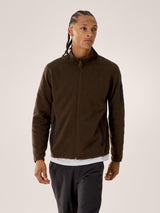 Arc'teryx Covert Cardigan (Men's) - Carob Heather/Black